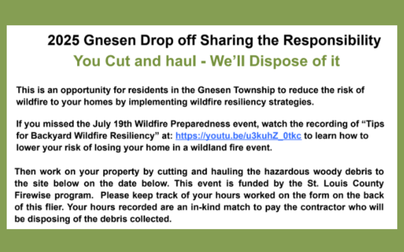2025 Gnesen Drop Off Event